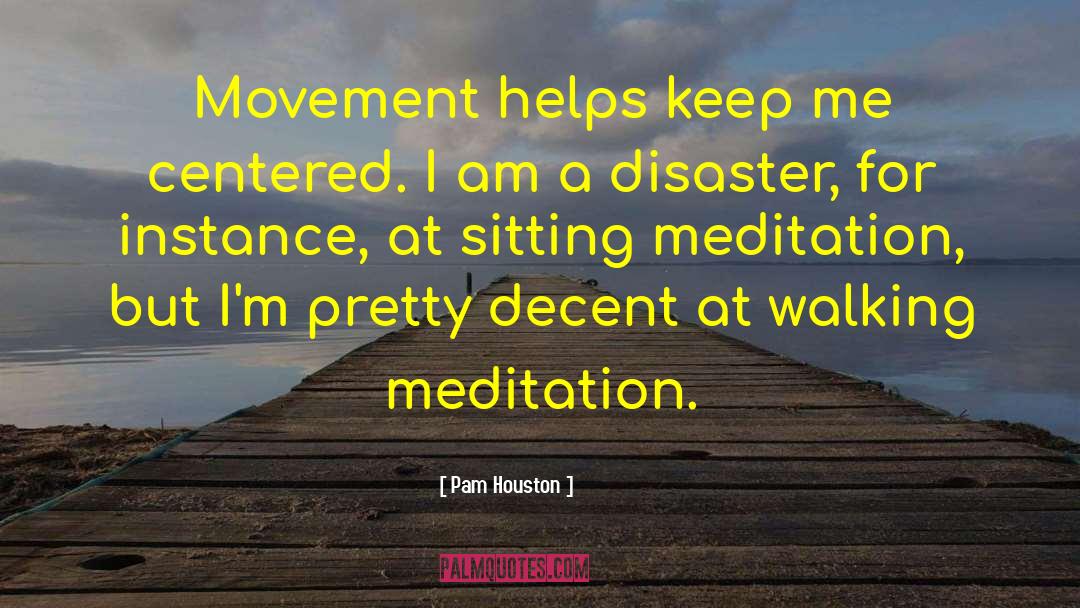 Walking Meditation quotes by Pam Houston