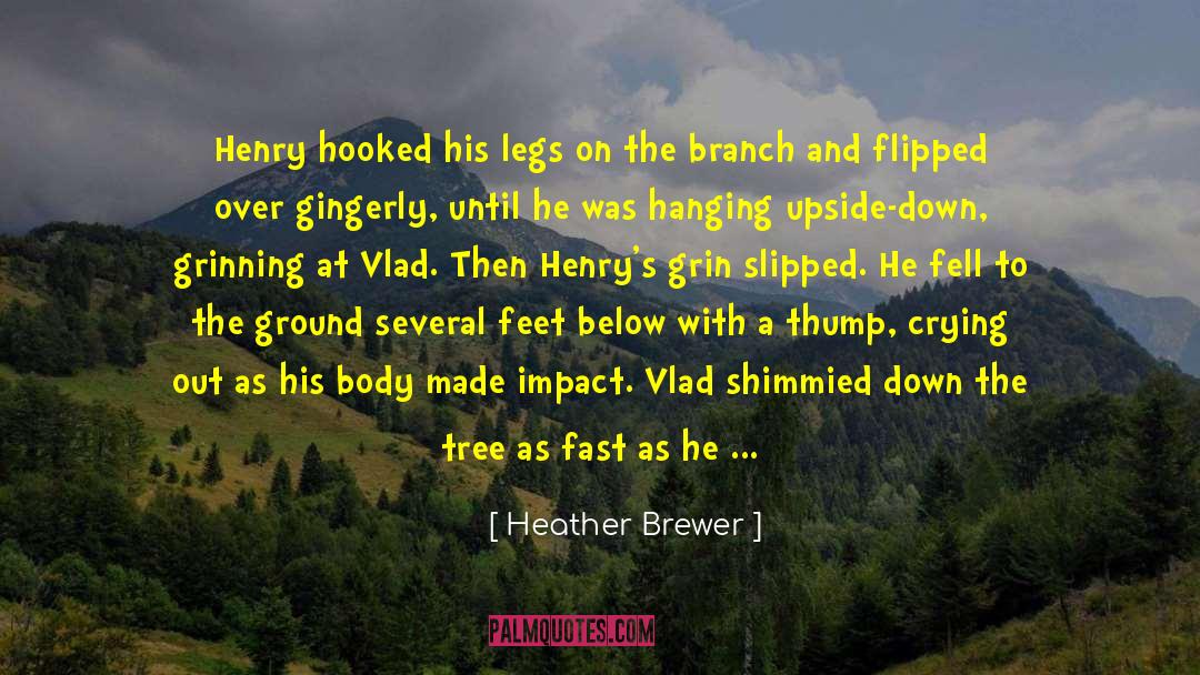 Walking On A Thin Line quotes by Heather Brewer