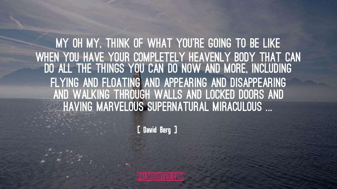 Wall Hanger quotes by David Berg