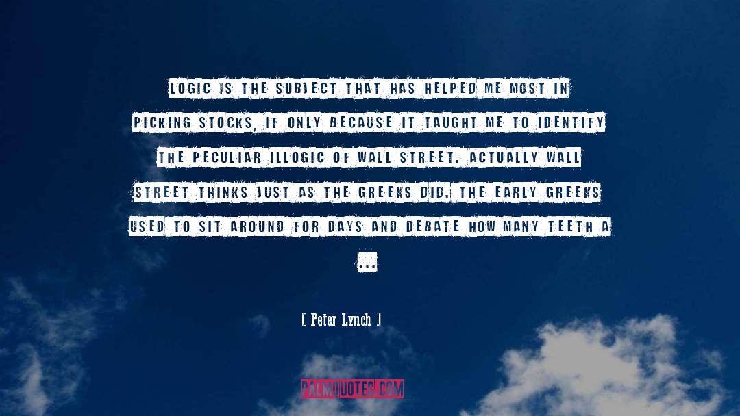 Wall Street quotes by Peter Lynch