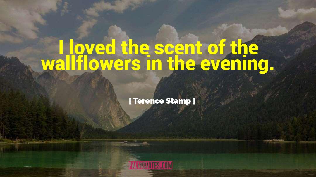 Wallflowers quotes by Terence Stamp