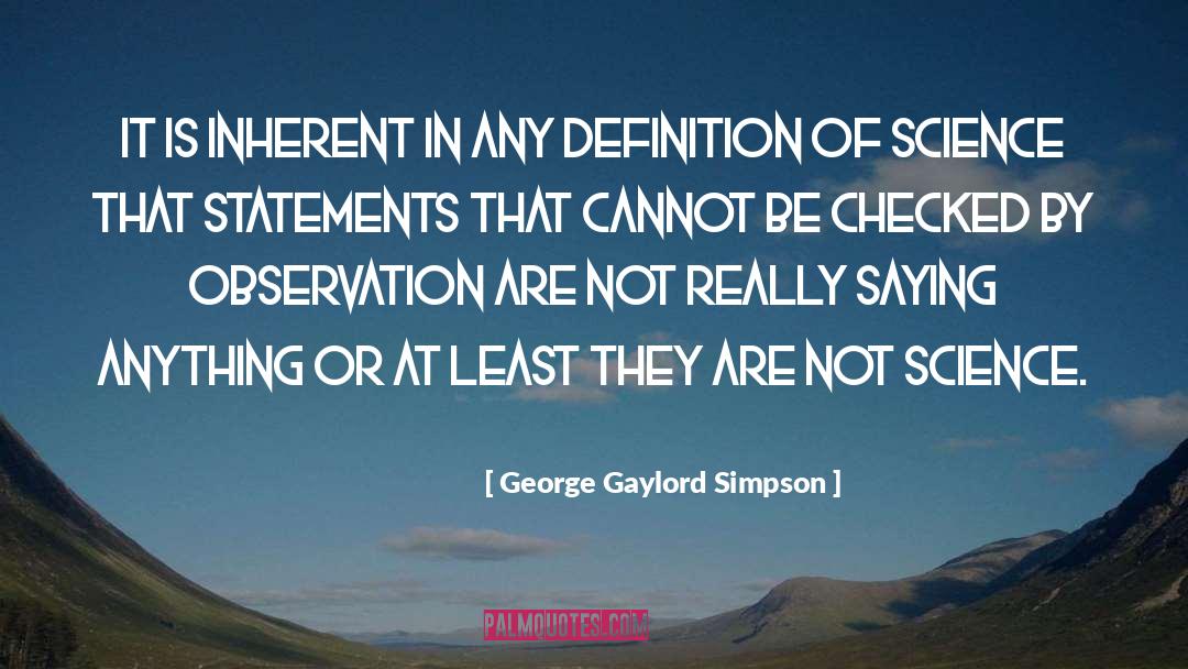 Walraven Simpson quotes by George Gaylord Simpson