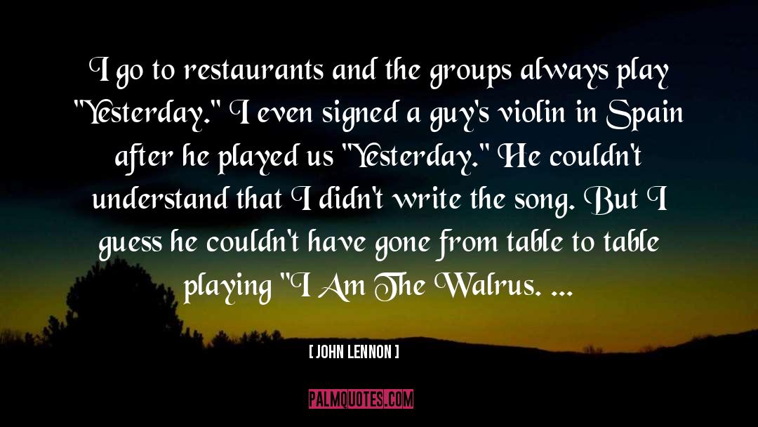 Walrus quotes by John Lennon