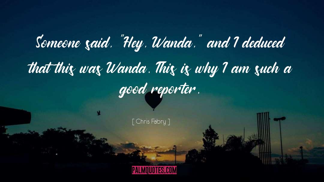 Wanda quotes by Chris Fabry