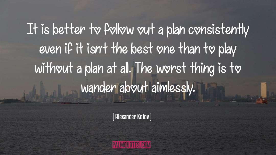 Wander Wonder quotes by Alexander Kotov