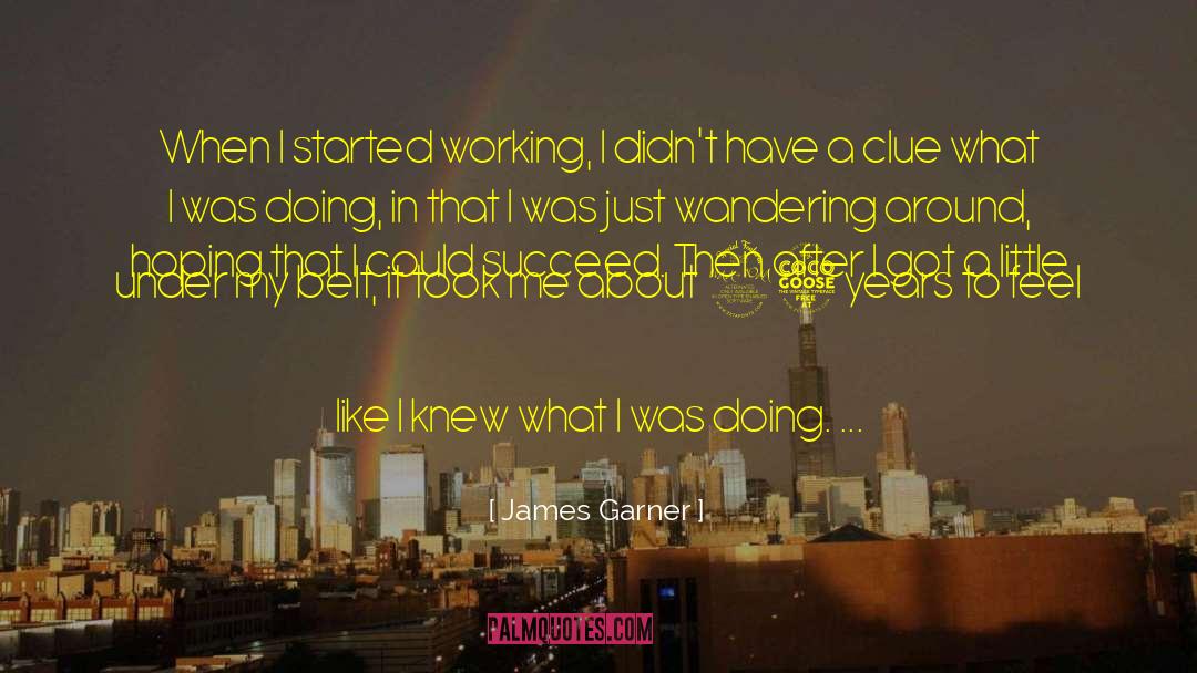 Wandering Around quotes by James Garner