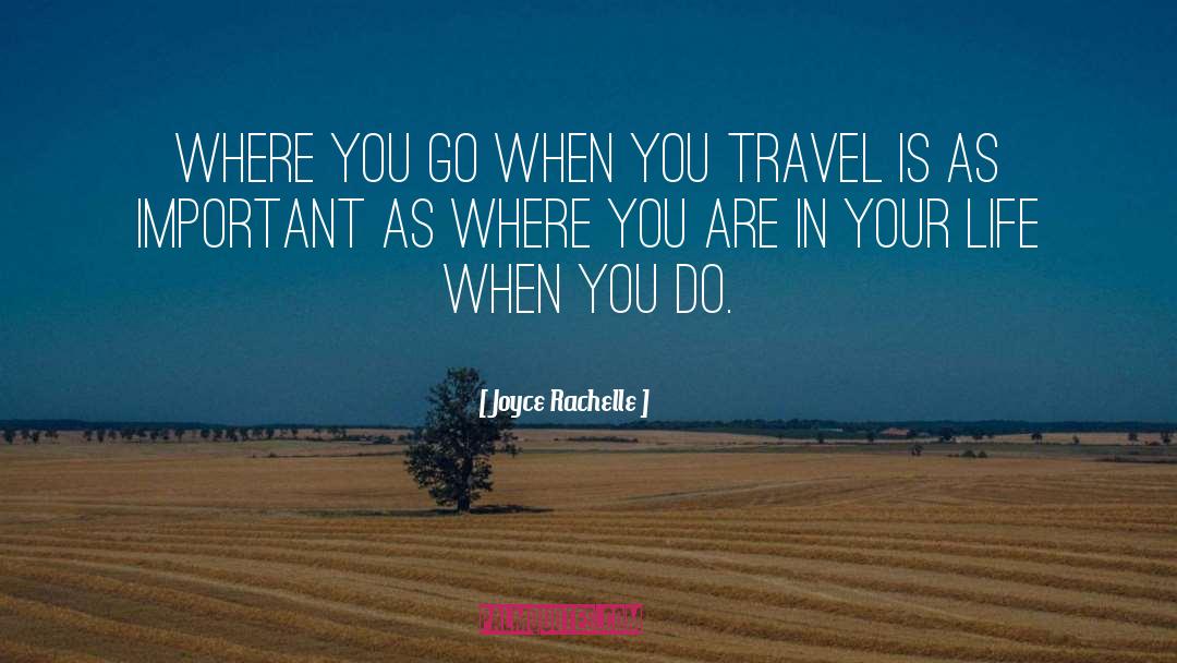 Wanderlust quotes by Joyce Rachelle