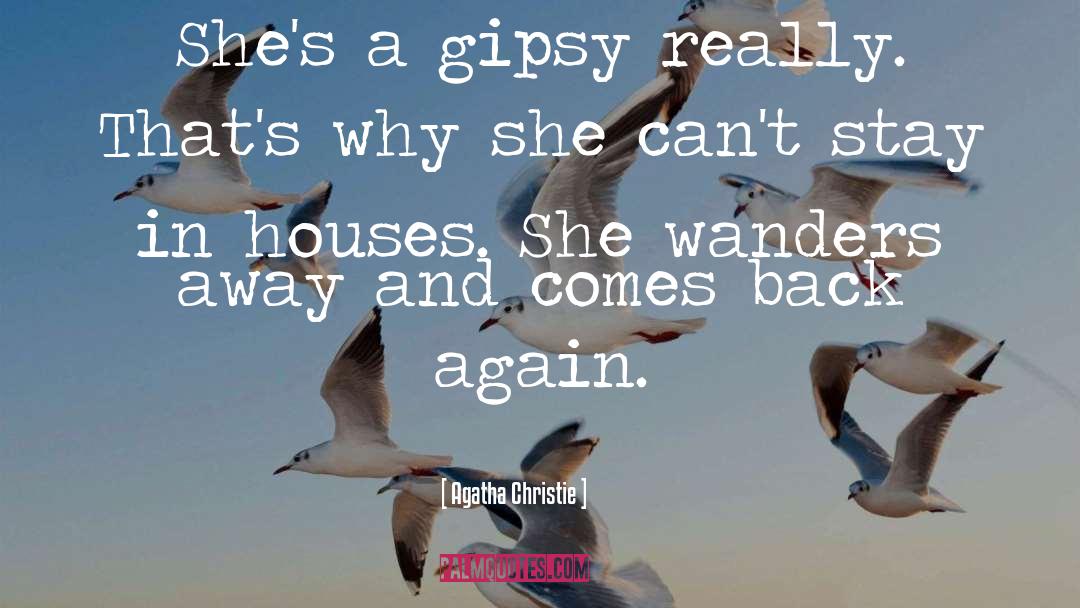 Wanders quotes by Agatha Christie