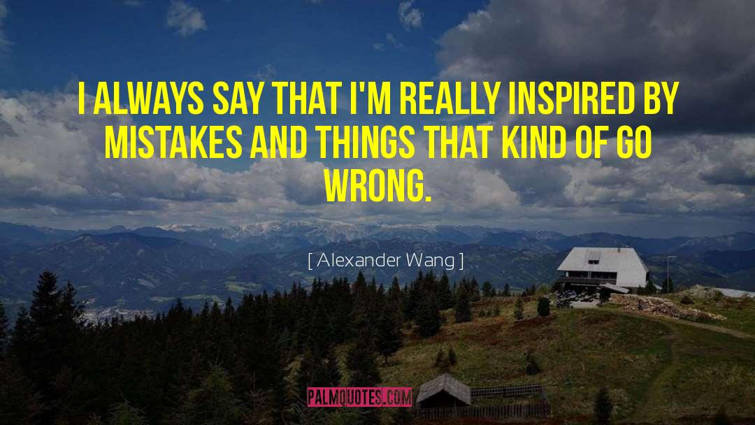 Wang Pos quotes by Alexander Wang