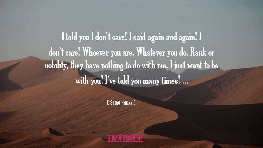 Want To Be With You quotes by Shoko Hidaka