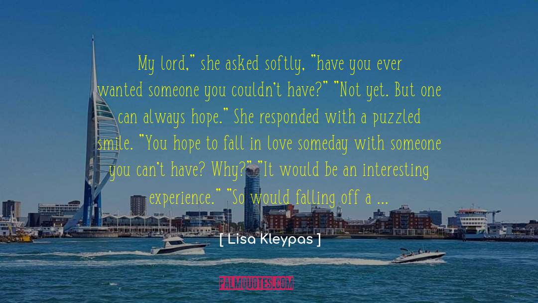 Wanted Someone quotes by Lisa Kleypas