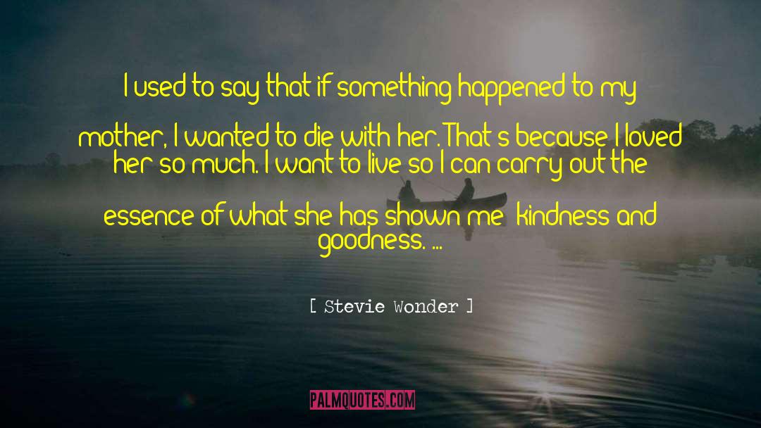 Wanted To Die quotes by Stevie Wonder