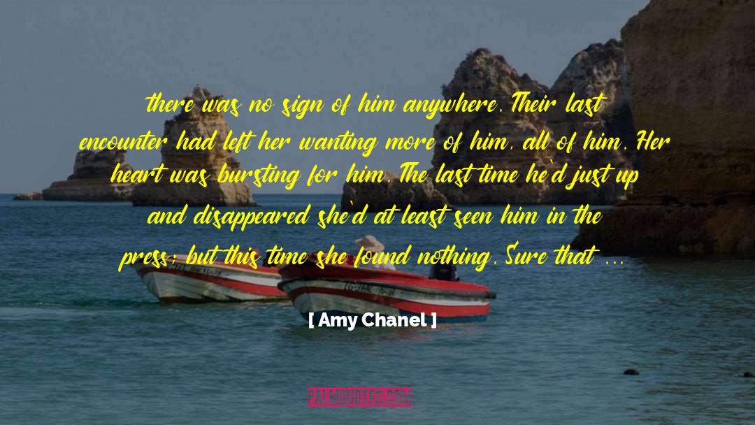 Wanting More quotes by Amy Chanel