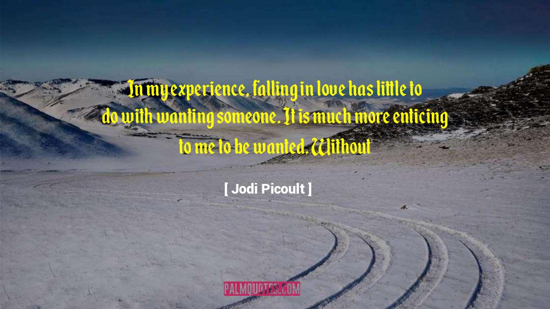 Wanting Someone quotes by Jodi Picoult