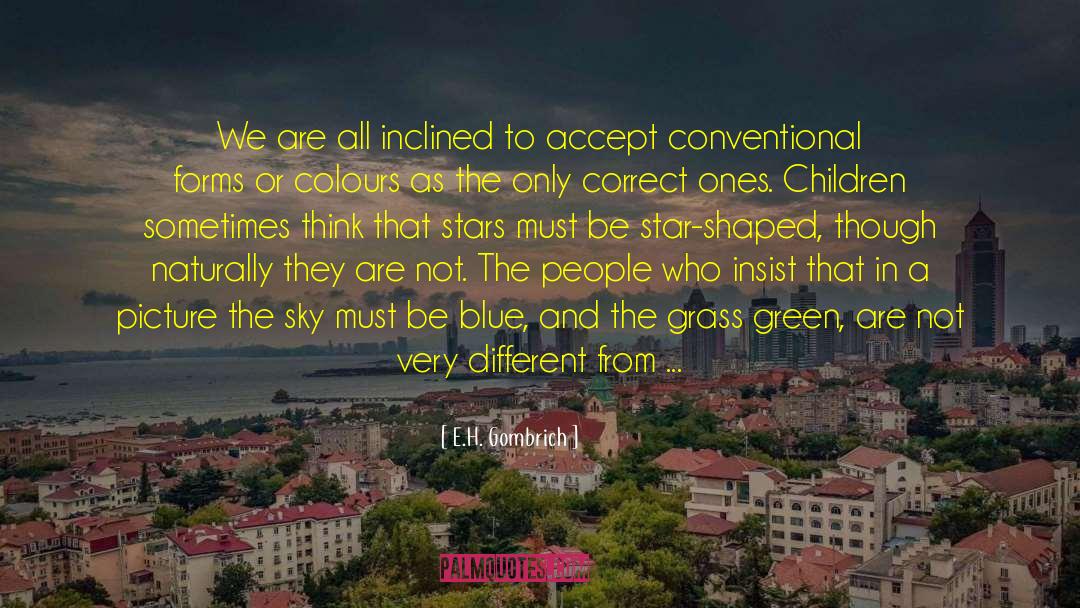 Wanting To Be Different quotes by E.H. Gombrich