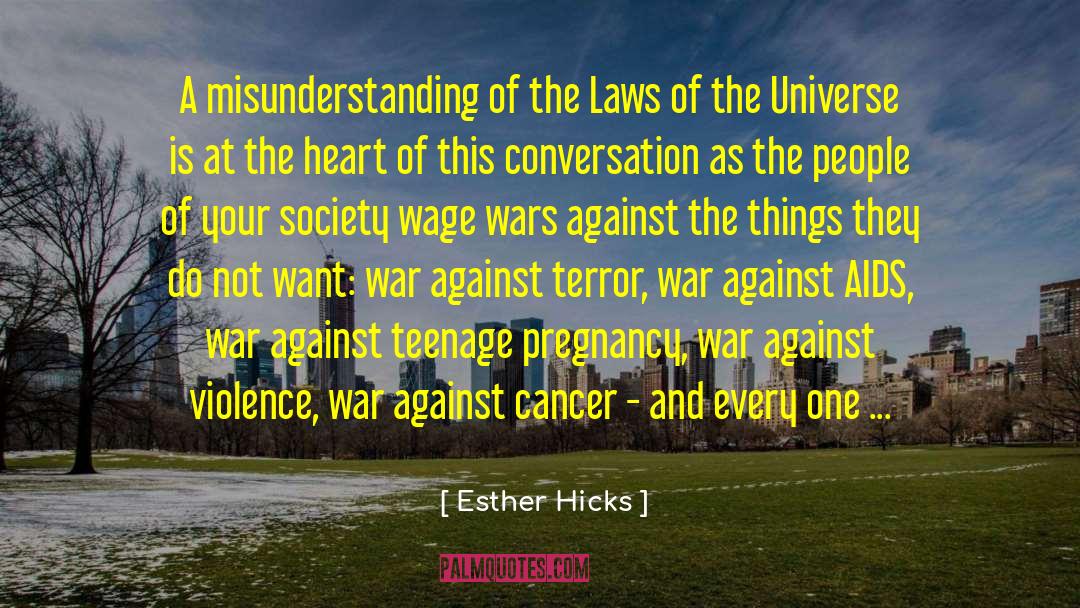 War Against Terror quotes by Esther Hicks