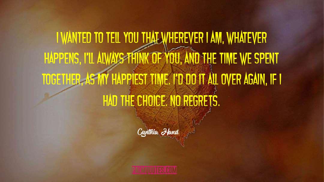 War All The Time quotes by Cynthia Hand