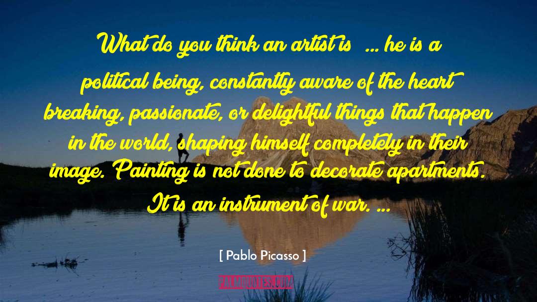 War Art quotes by Pablo Picasso