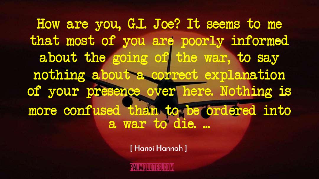 War Business quotes by Hanoi Hannah