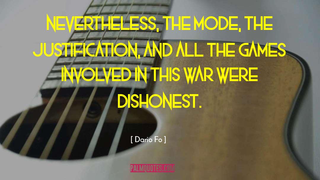 War Games quotes by Dario Fo