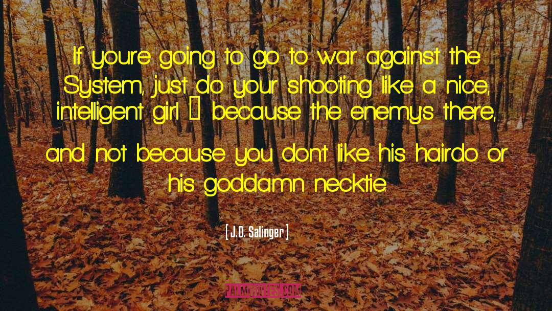 War Genocide quotes by J.D. Salinger