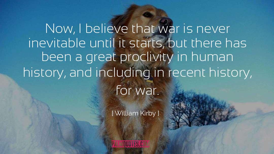War History quotes by William Kirby