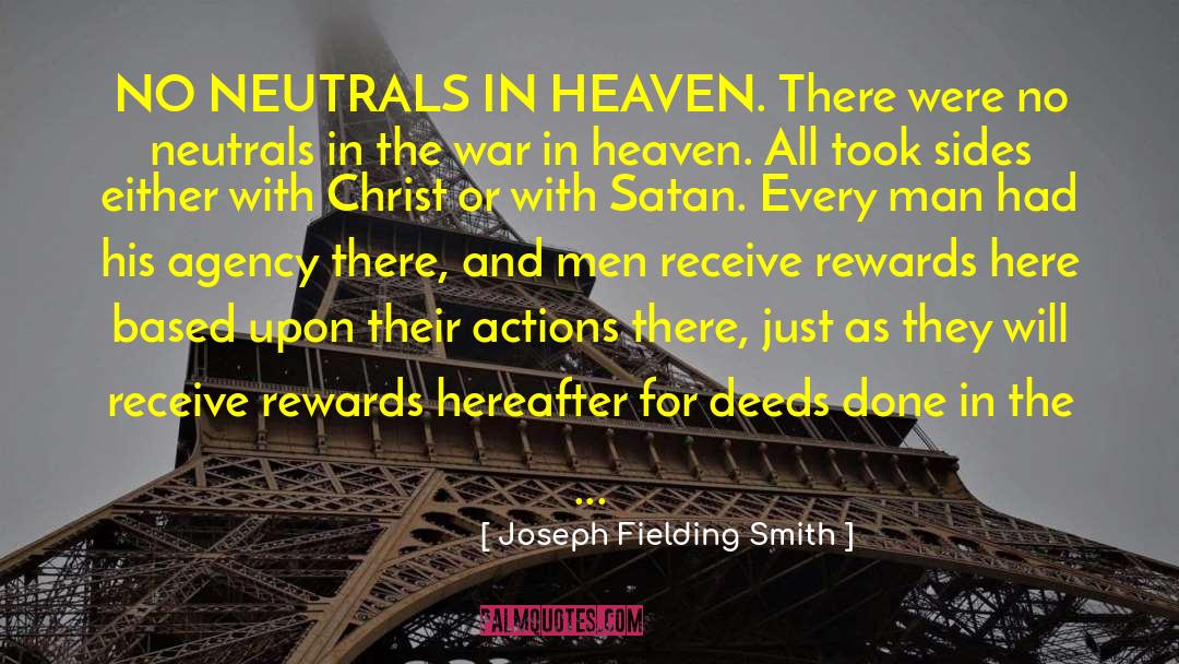 War In Heaven quotes by Joseph Fielding Smith
