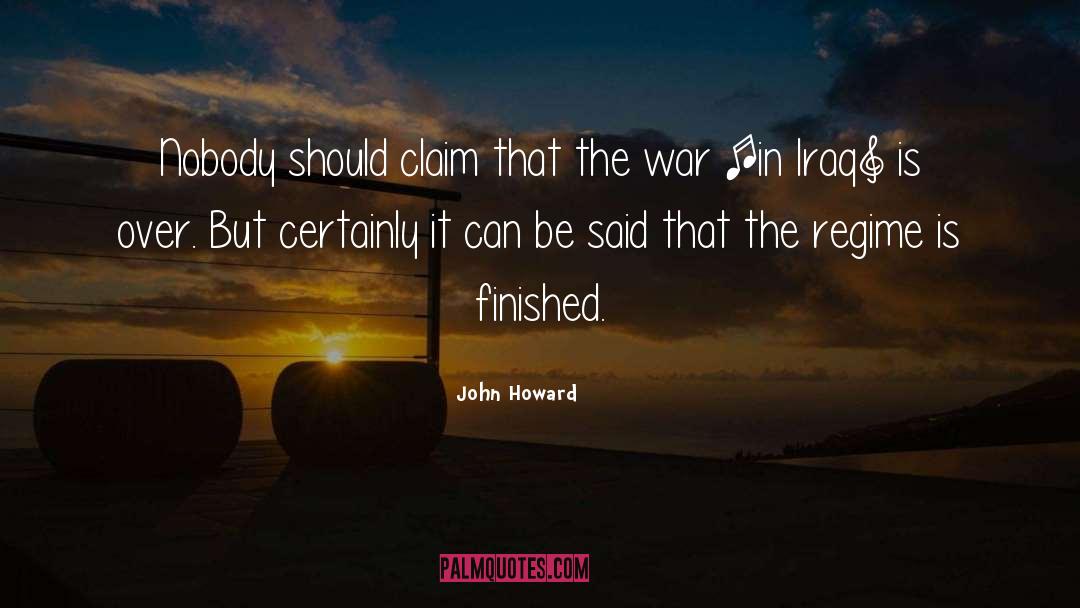 War In Iraq quotes by John Howard