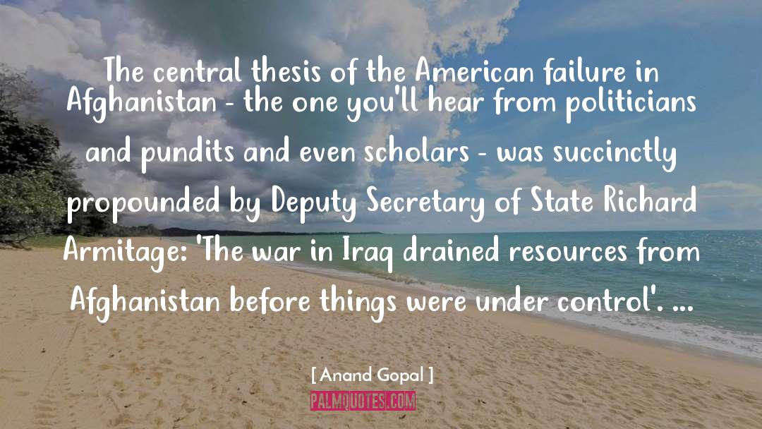 War In Iraq quotes by Anand Gopal