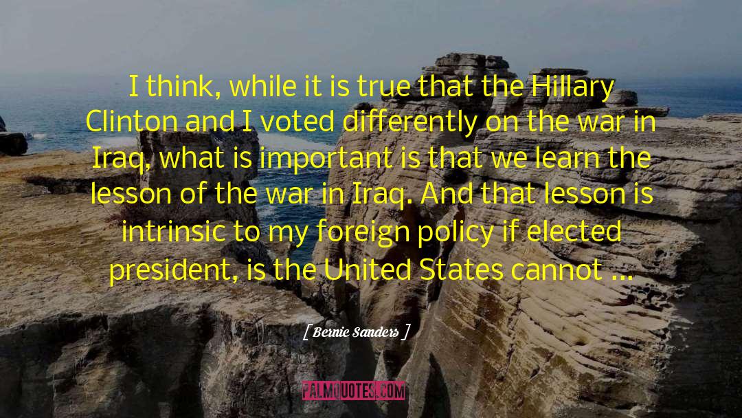 War In Iraq quotes by Bernie Sanders