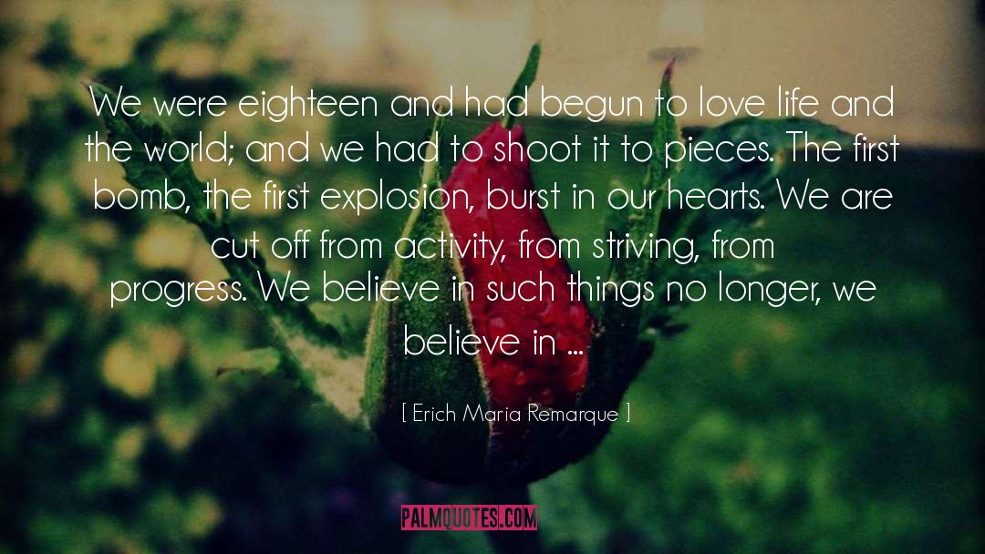 War Love quotes by Erich Maria Remarque