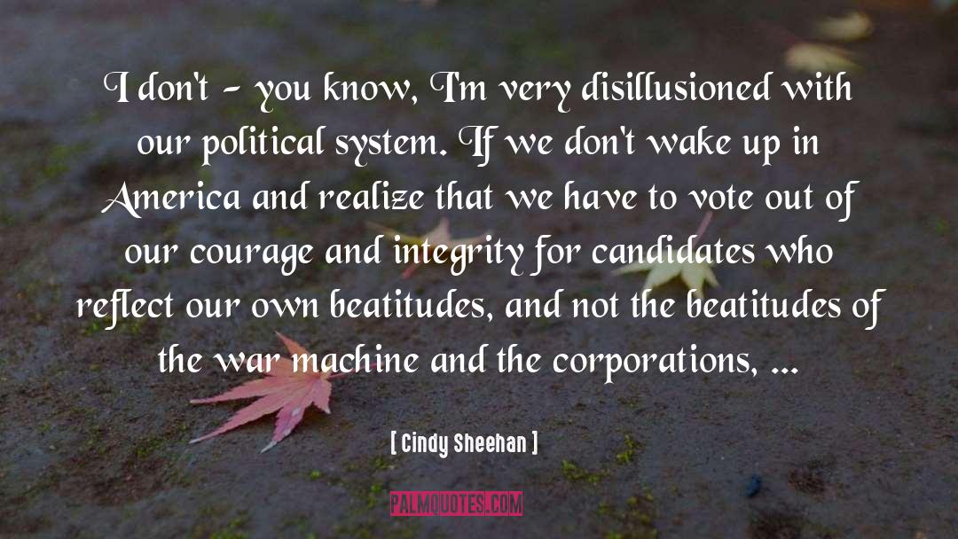 War Machine Marvel quotes by Cindy Sheehan