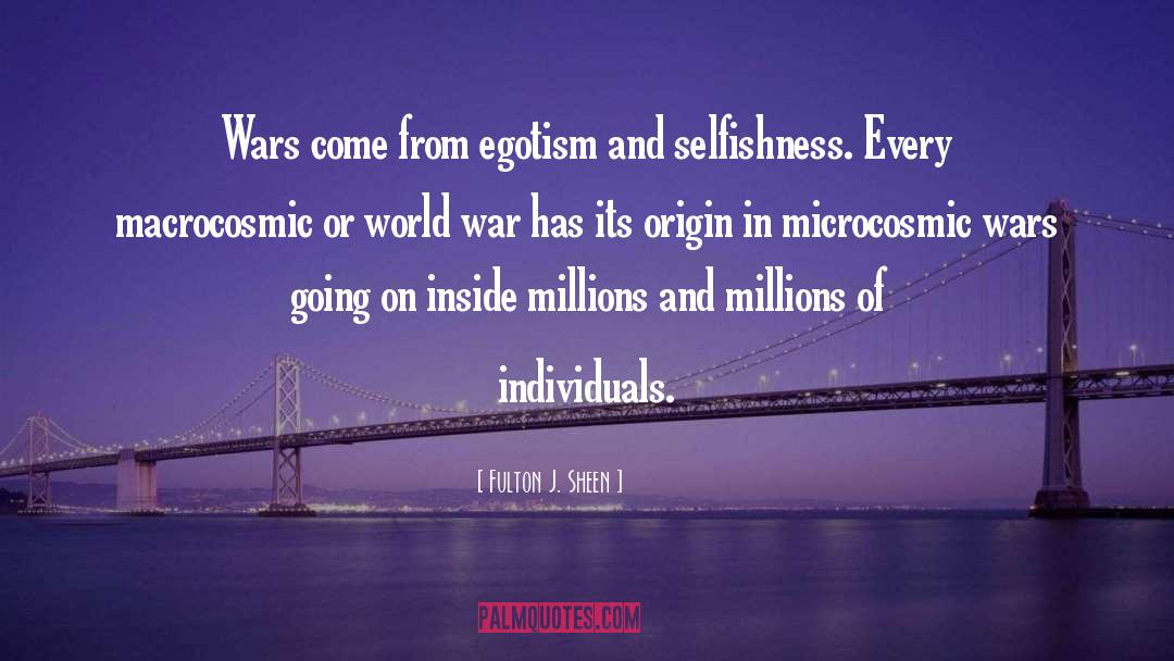 War Of The Worlds quotes by Fulton J. Sheen