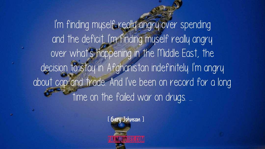 War On Drugs quotes by Gary Johnson