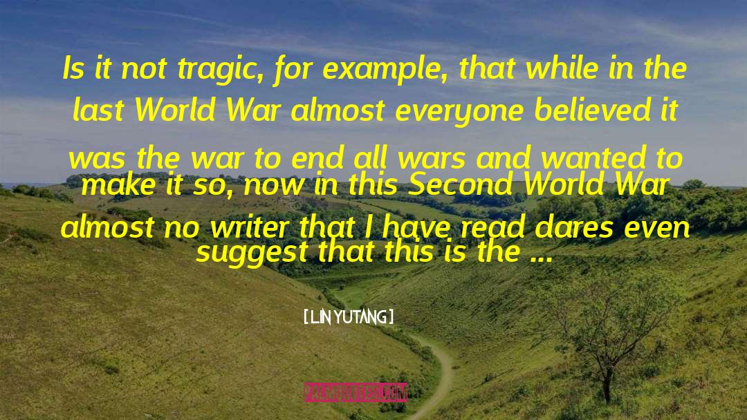 War On Poverty quotes by Lin Yutang