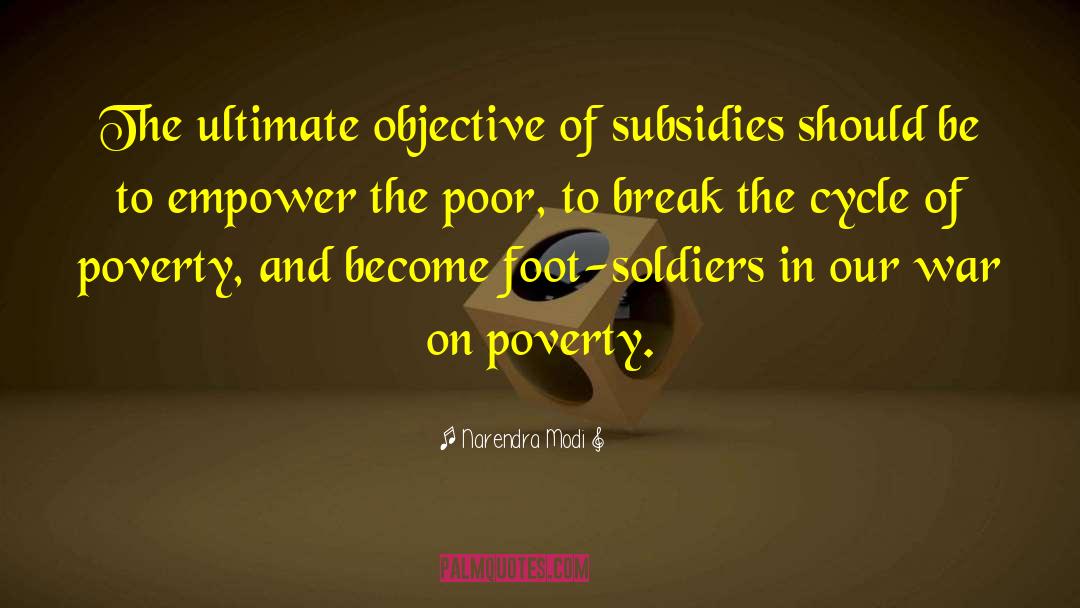 War On Poverty quotes by Narendra Modi