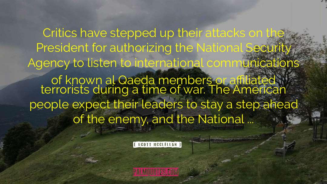 War On Terror quotes by Scott McClellan