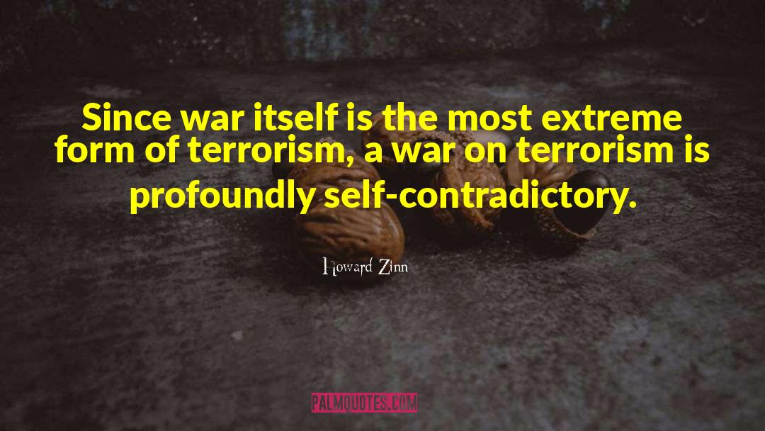 War On Terrorism quotes by Howard Zinn