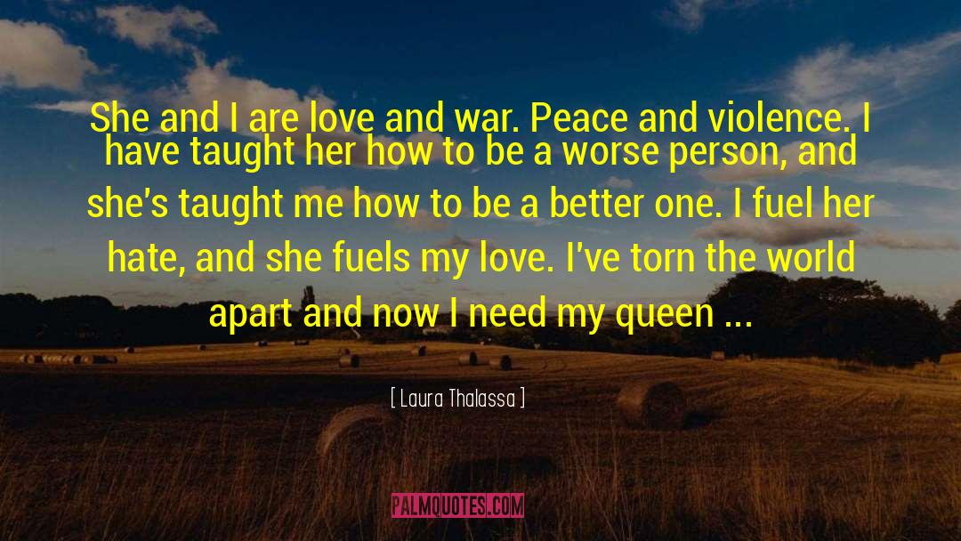 War Peace quotes by Laura Thalassa