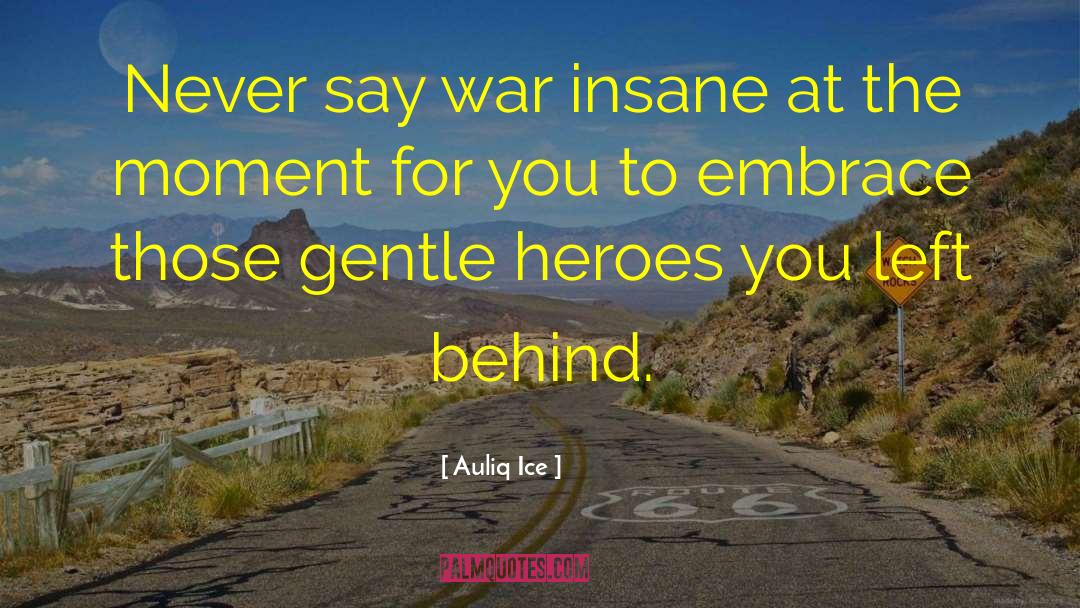 War Stories quotes by Auliq Ice