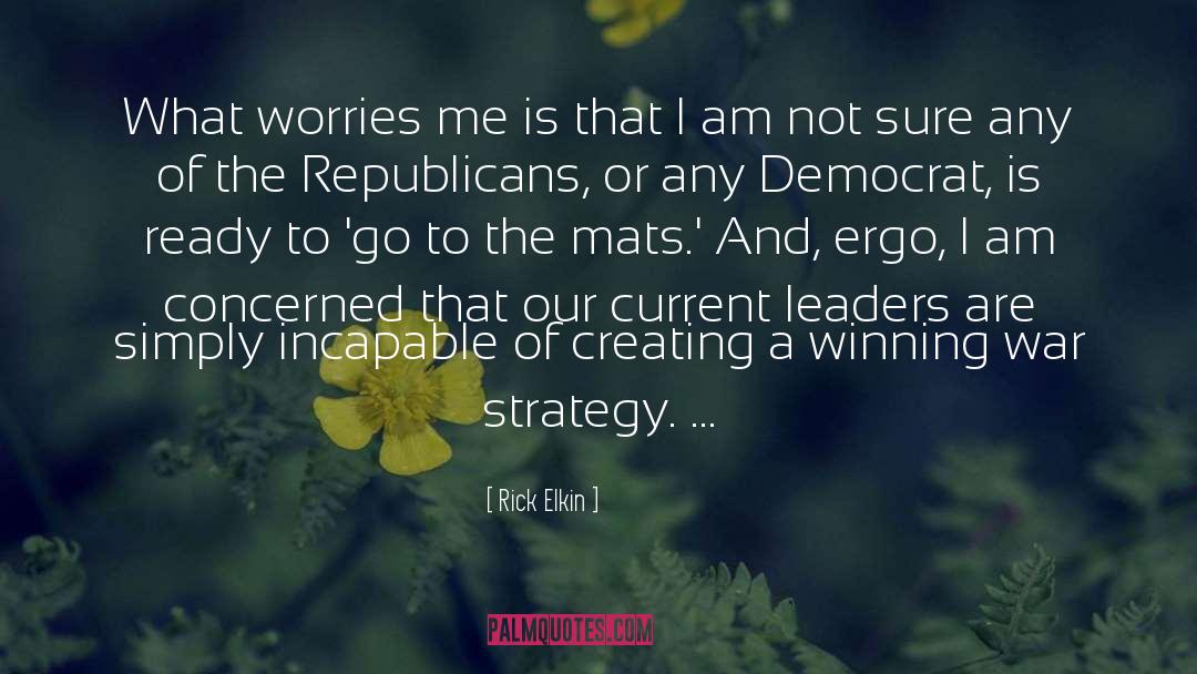 War Strategy quotes by Rick Elkin