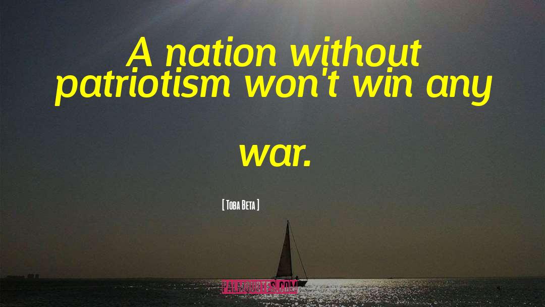 War Time quotes by Toba Beta