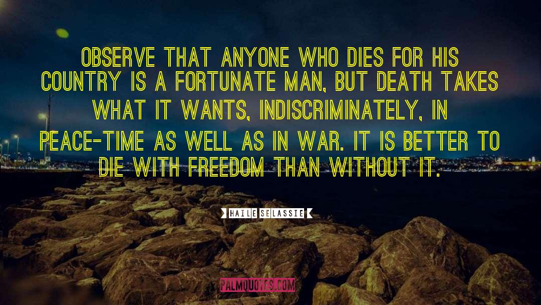 War Victims quotes by Haile Selassie
