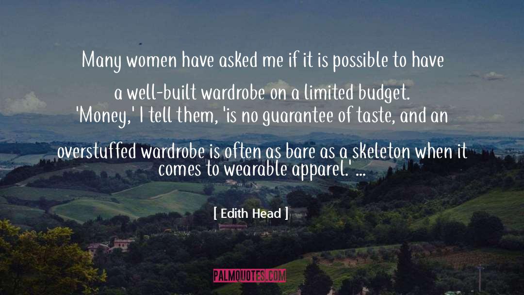 Wardrobe quotes by Edith Head