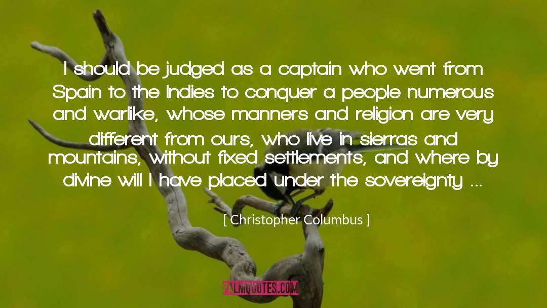 Warlike quotes by Christopher Columbus