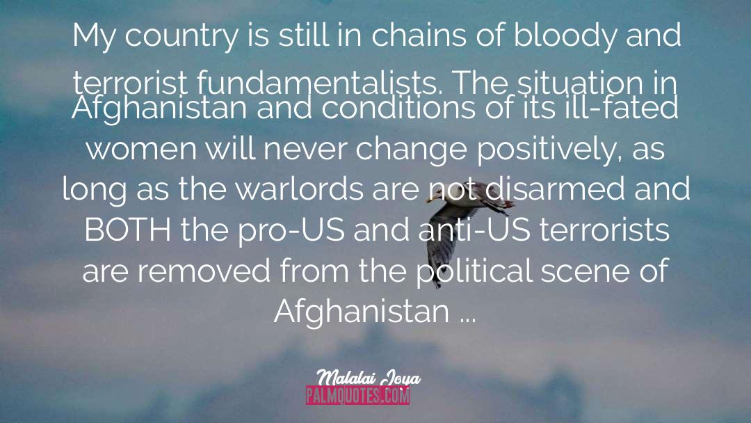 Warlords quotes by Malalai Joya
