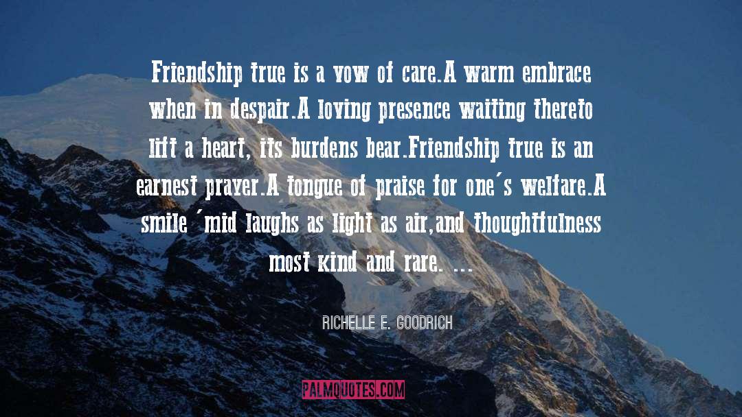 Warm Embrace quotes by Richelle E. Goodrich