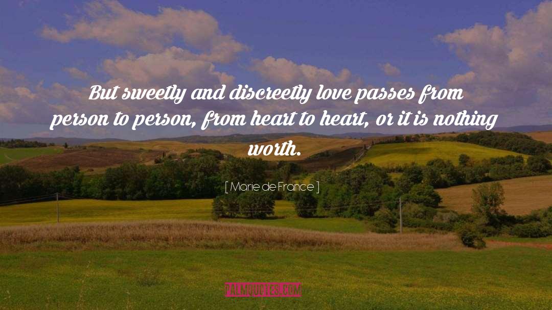 Warm Heart quotes by Marie De France