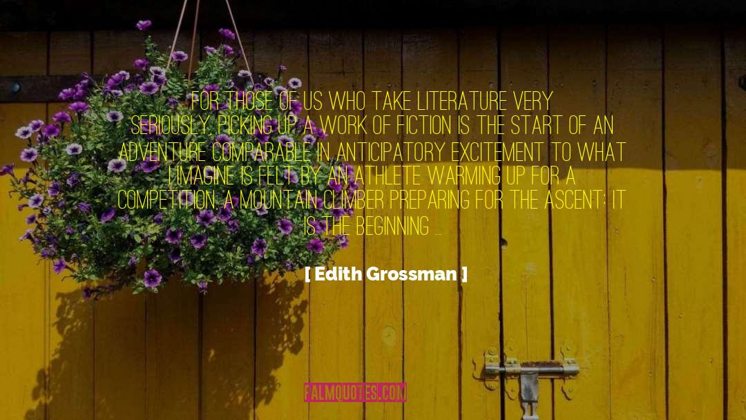 Warming Up quotes by Edith Grossman