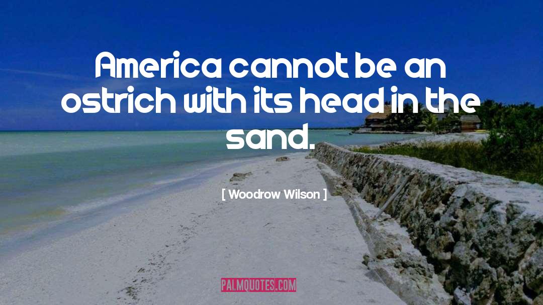 Warmley Sand quotes by Woodrow Wilson